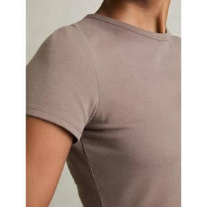 REISS Jolie Stretch-Cotton Crew-Neck T-Shirt